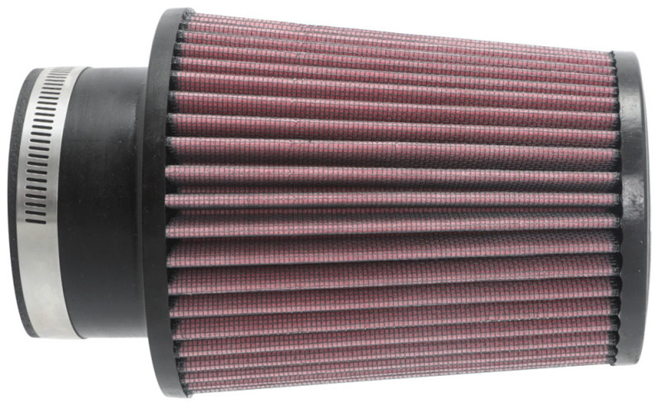 K&N Universal Clamp-On Air Filter 3in FLG 5in B 4in T 6in H - RU-4650 Photo - out of package