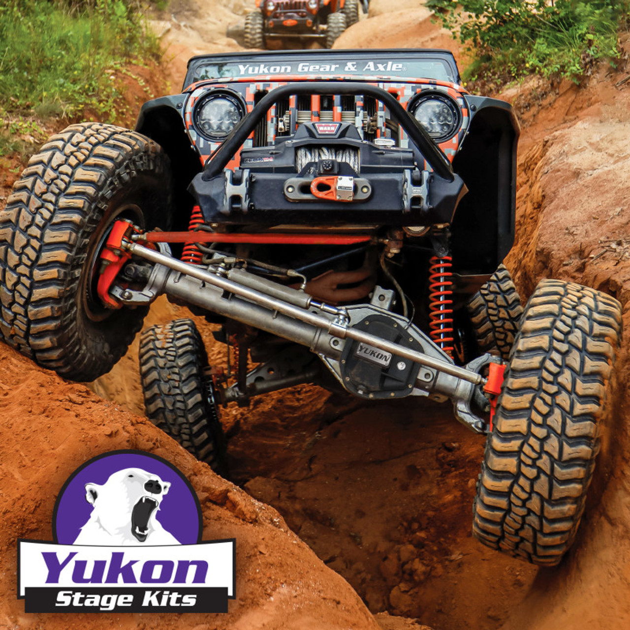 Yukon Stage 2 Jeep JL/JT Re-Gear Kit w/Covers & D44 Front & Rear in a 5.13 Ratio - YGK069STG2 Photo - lifestyle view