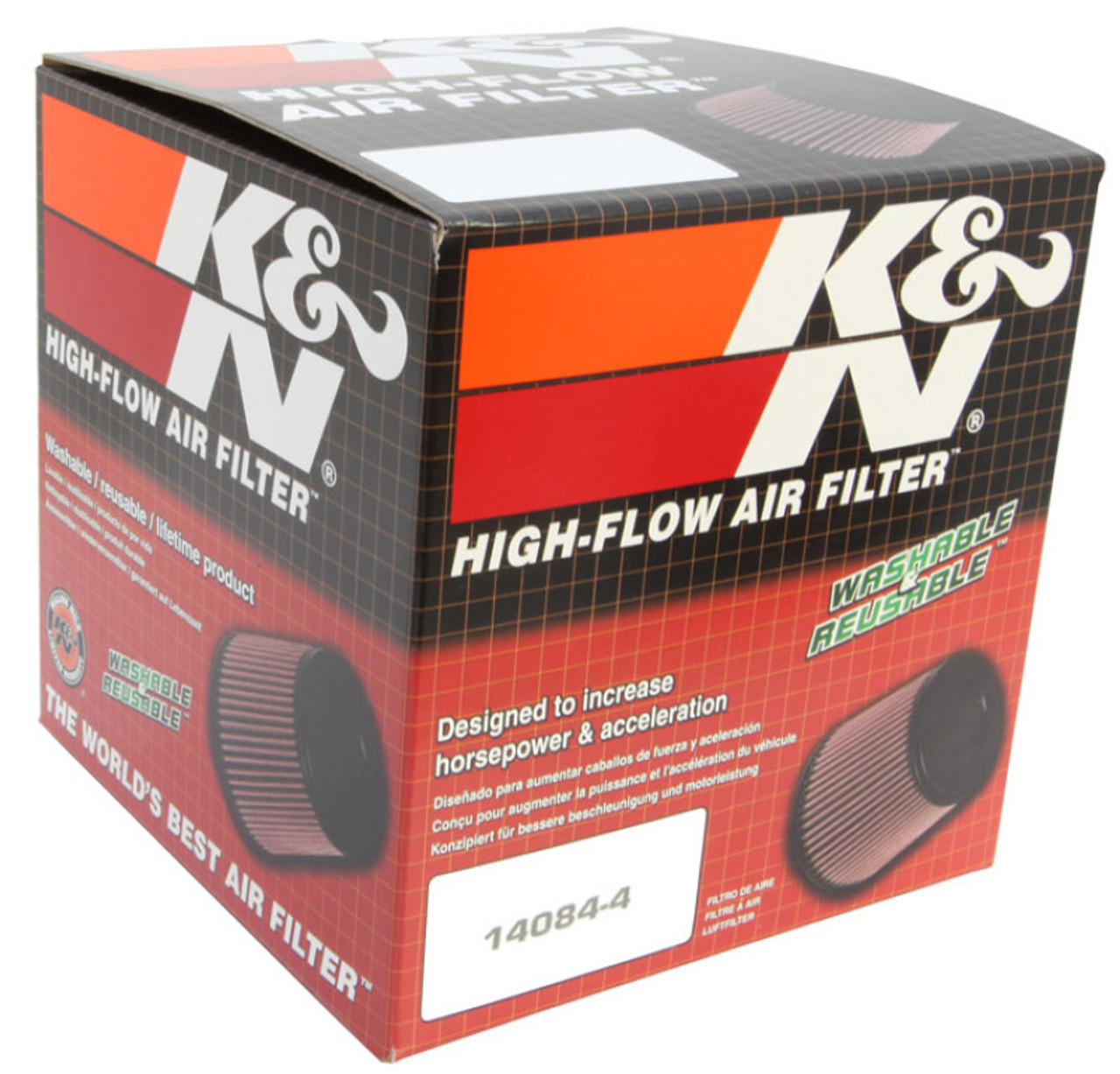 K&N Marine Engine Flame Arrestor 40 Degree Angle 2.75in Flange / 4.5in x 7in / 3in Height - 59-2010 Photo - in package