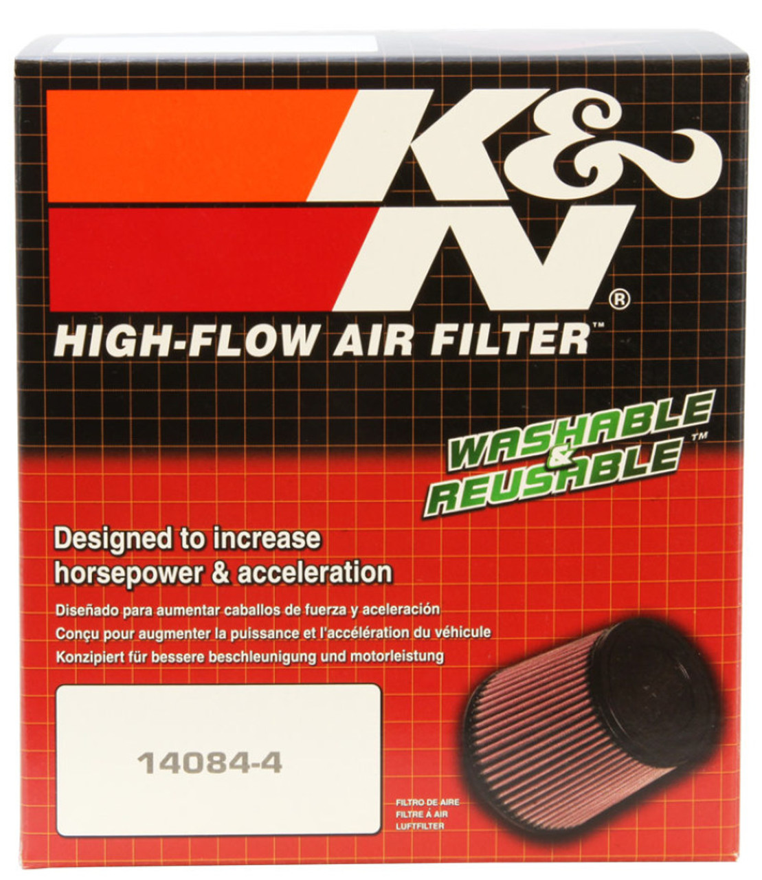 K&N Marine Engine Flame Arrestor 40 Degree Angle 2.75in Flange / 4.5in x 7in / 3in Height - 59-2010 Photo - in package