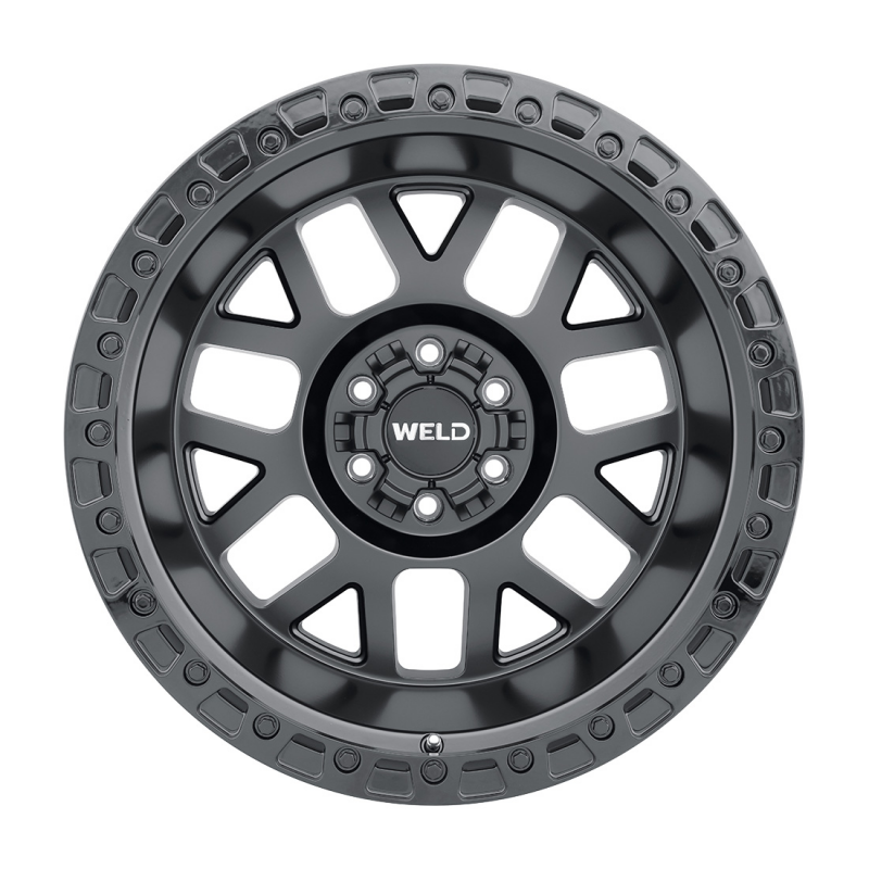 Weld Off-Road W104 20X9 Cinch 6X135 6X139.7 ET00 BS5.00 Satin Black - 106.1 - W10409098501 Photo - Close Up