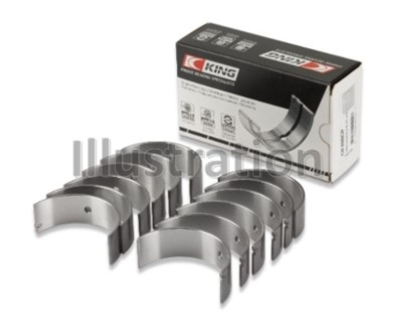 King Honda C32A / C35A Connecting Rod Bearing Set (Size 0.25) - CR6759AM0.25 Photo - Primary
