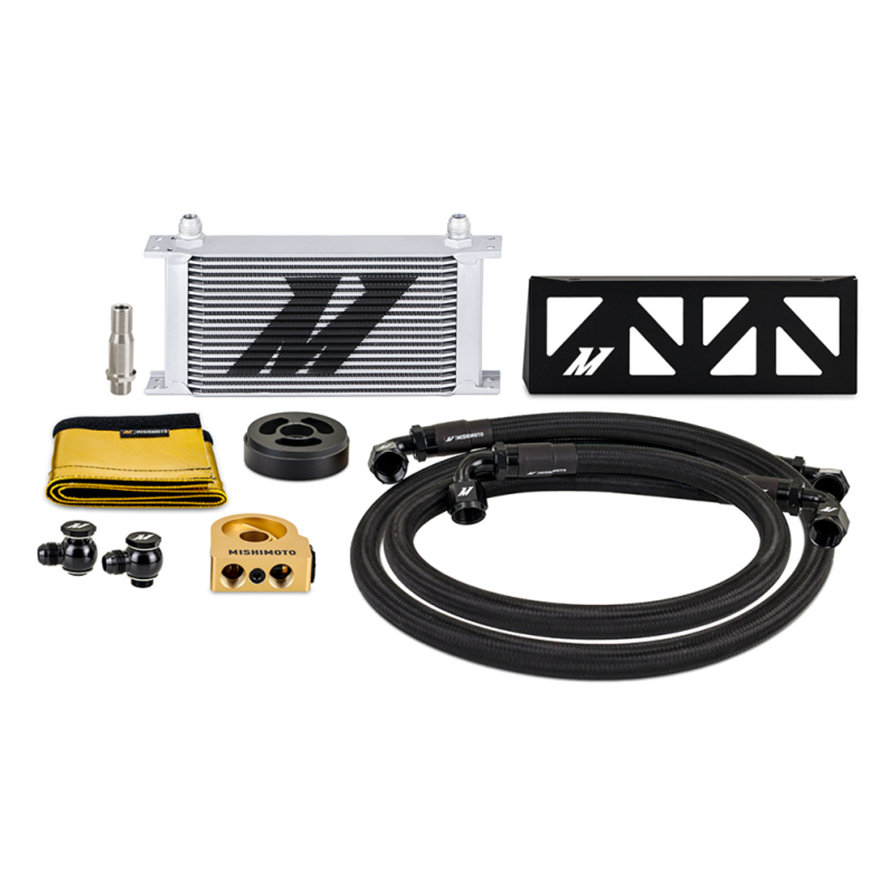 Mishimoto 22+ Subaru BRZ/Toyota GR86 Oil Cooler Kit Thermostatic - Silver - MMOC-BRZ-22TSL Photo - Primary