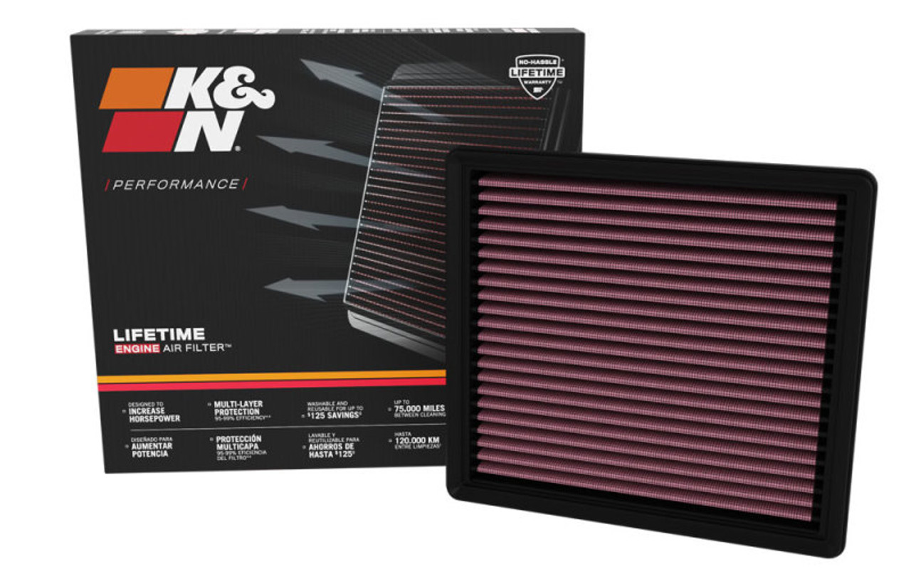K&N 21-23 Jeep Wrangler 6.4L V8 Replacement Air Filter - 33-5127 Photo - out of package