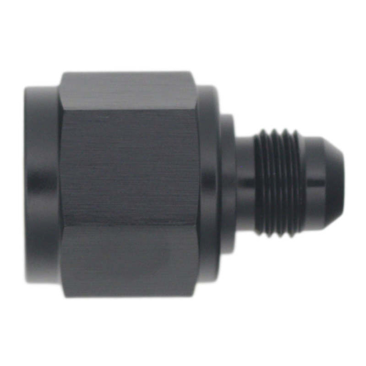DeatschWerks 10AN Female Flare to 6AN Male Flare Reducer - Anodized Matte Black - 6-02-0219-B Photo - Primary