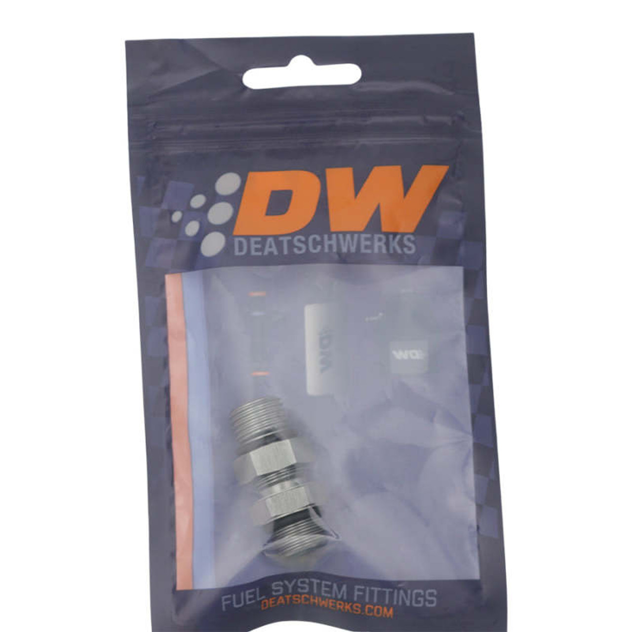 DeatschWerks 6AN ORB Male to 6AN ORB Male Swivel Adapter - Anodized DW Titanium - 6-02-0423 Photo - lifestyle view