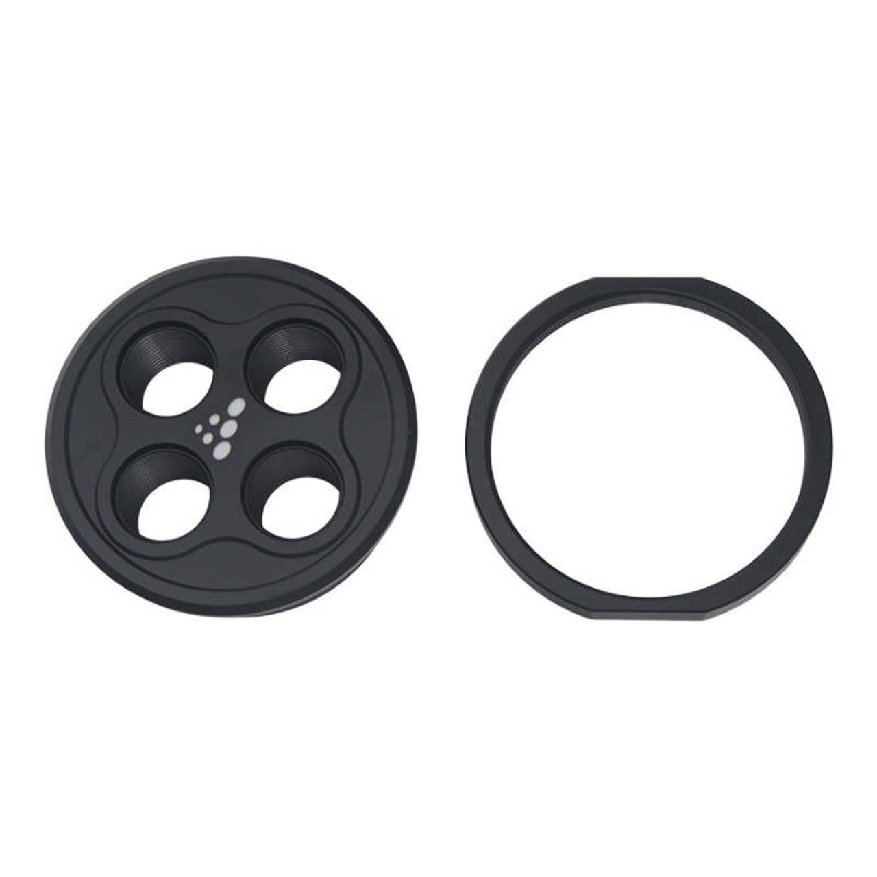 DeatschWerks Quad 10AN ORB Bulkhead - Anodized Matte Black - 6-03-0701 Photo - Primary