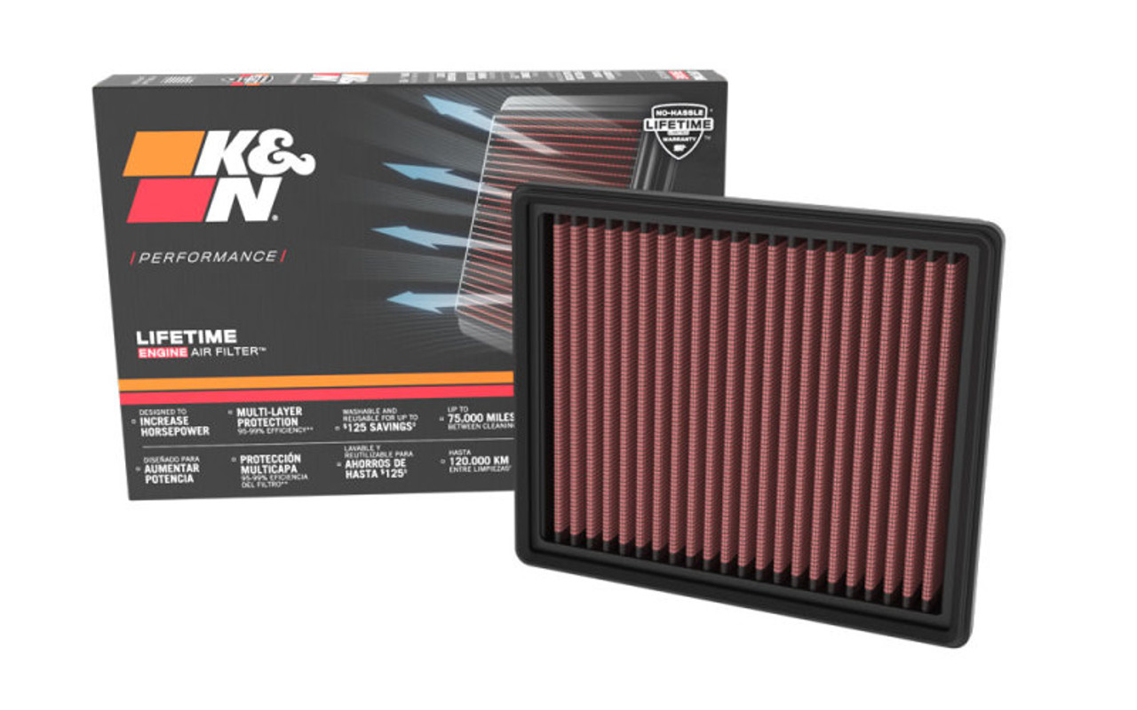 K&N 2020 Ford Escape Hybrid L4-2.5L Replacement Air Filter - 33-5122 Photo - out of package