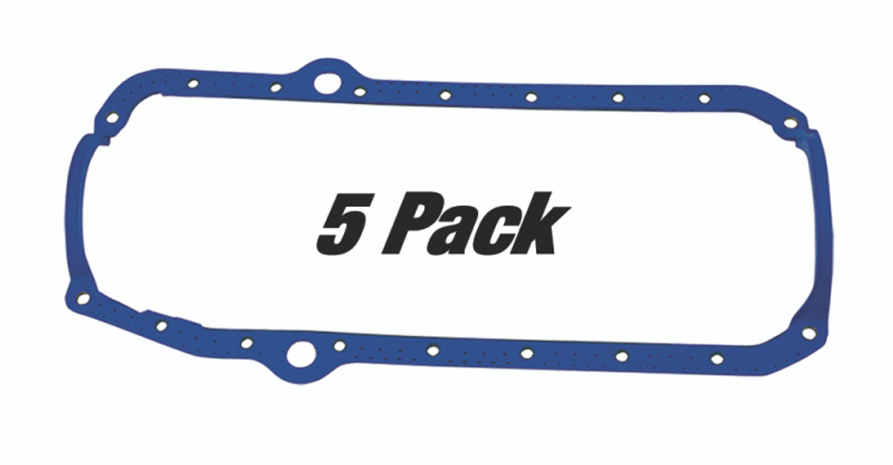 Moroso Pre-1985 Small Block Chevrolet Oil Pan Gasket - One Piece - Reinforced Steel (5 Pack) - 93184 User 1