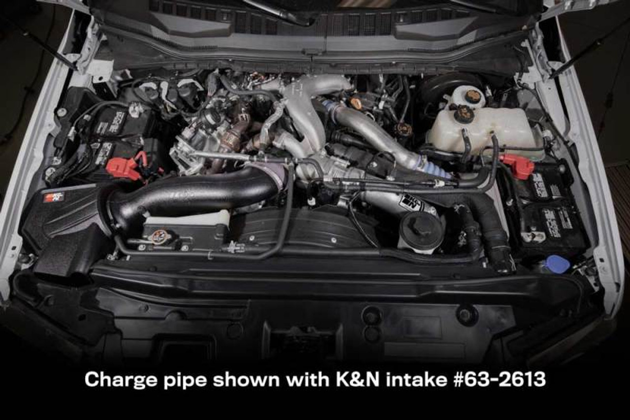 K&N 17-21 Ford F-250/350 6.7L TD Charge Pipe - 77-1002KC Photo - Mounted