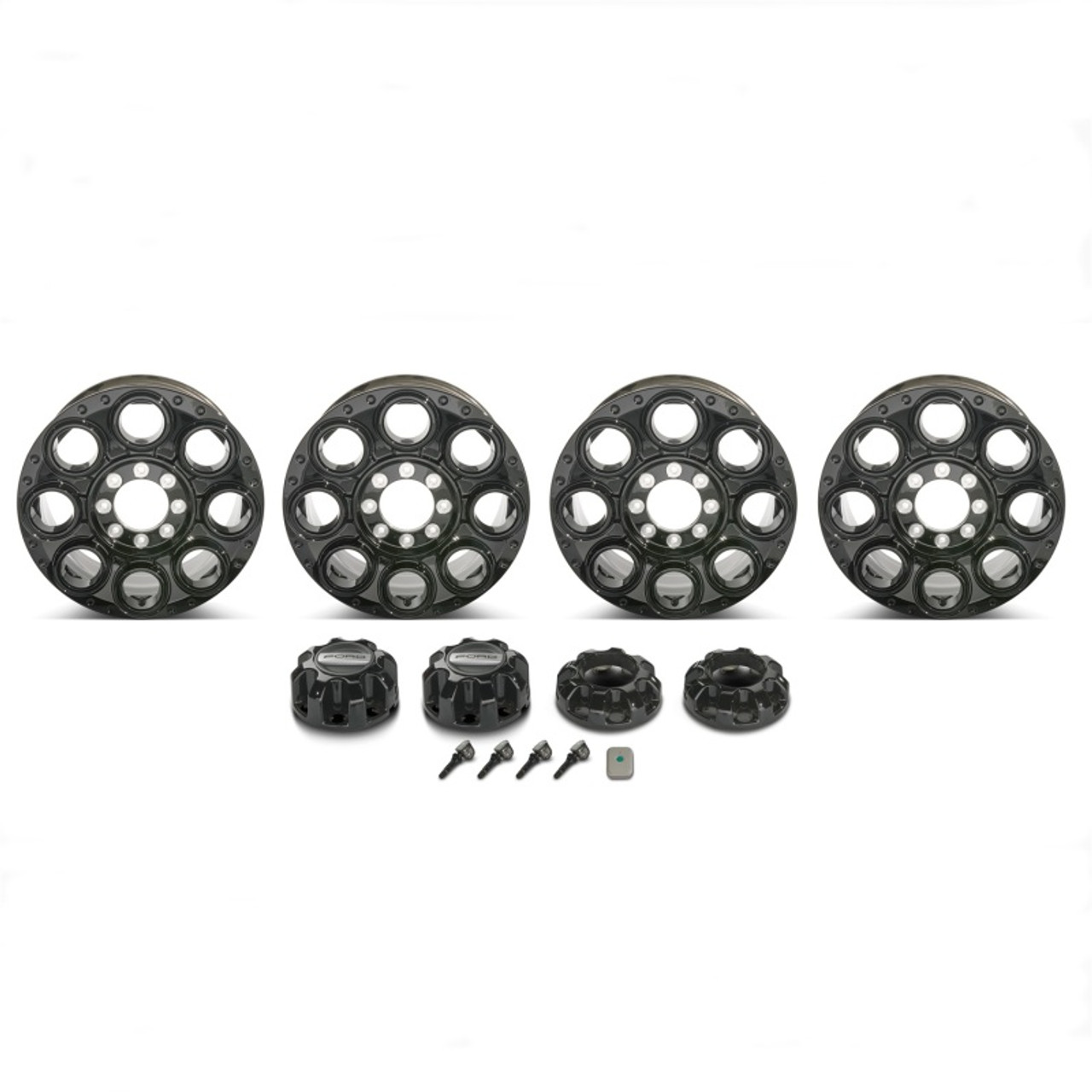 Ford Racing 05-22 Super Duty F-250/F-350 (Single Wheel Models) 20x8 Gloss Black Wheel Kit - M-1007K-S2008GB1 Photo - Primary