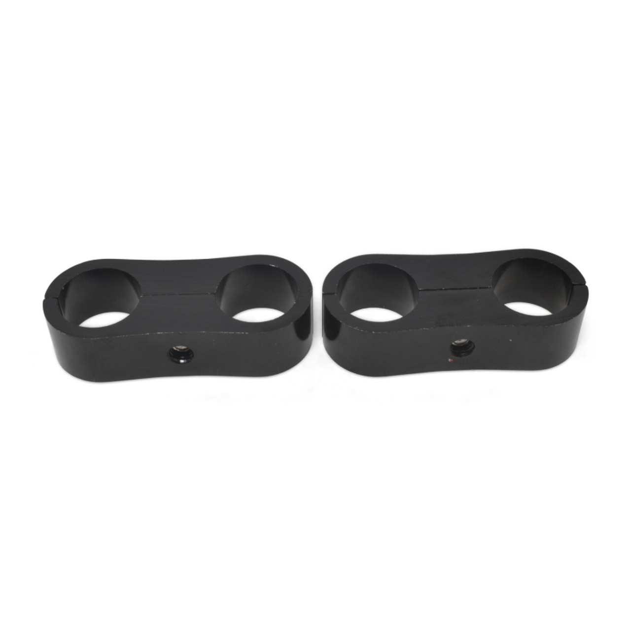 Russell Hose Separator For -10 Braided Hose - Black Anodize (2 Pack) - 654323 Photo - out of package