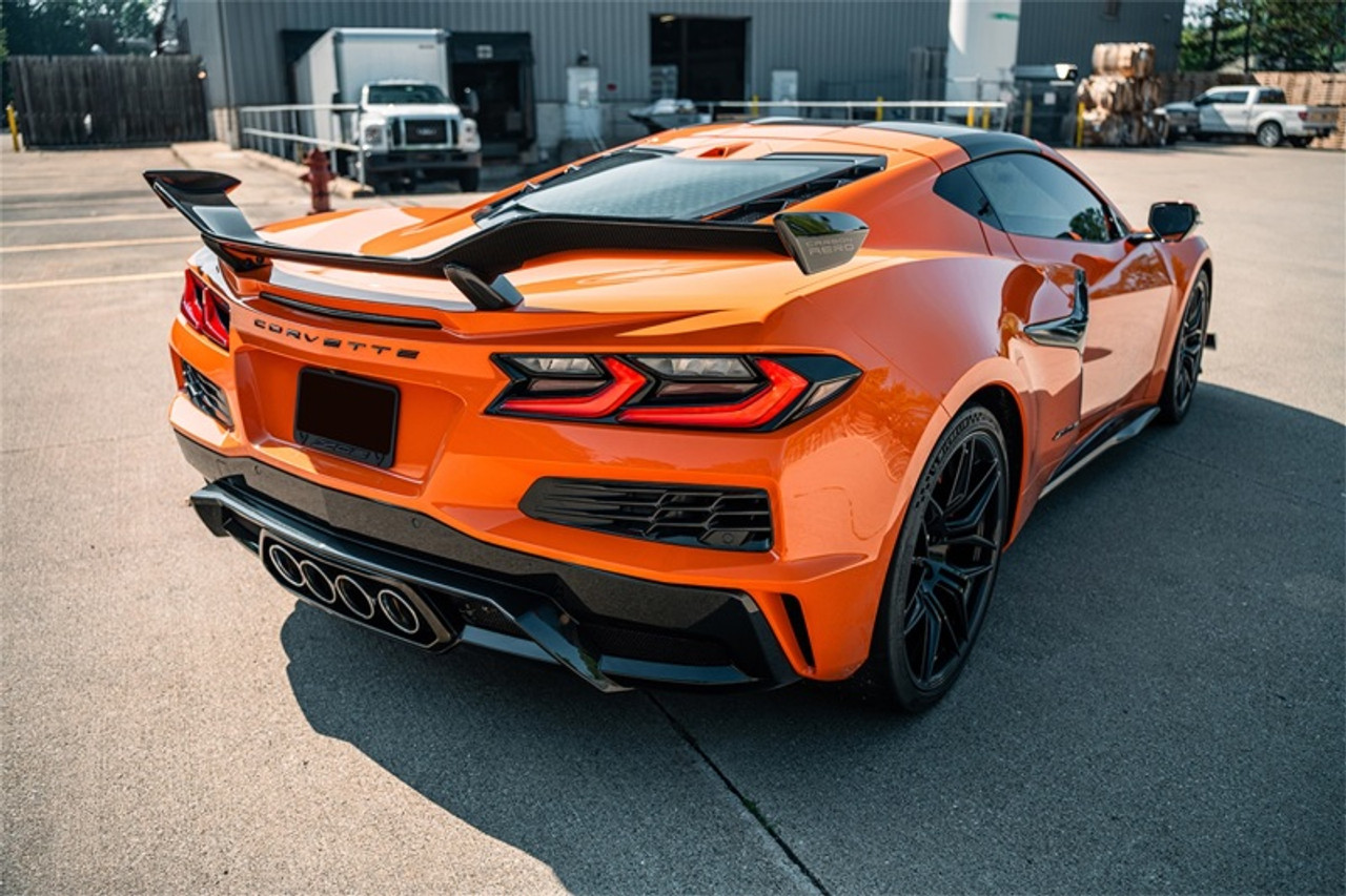 Corsa 2023 Chevrolet Corvette C8 Z06 3in Valved Cat-Back Exhaust Muffler Delete Track System w/o Tip - 21113 Photo - Mounted