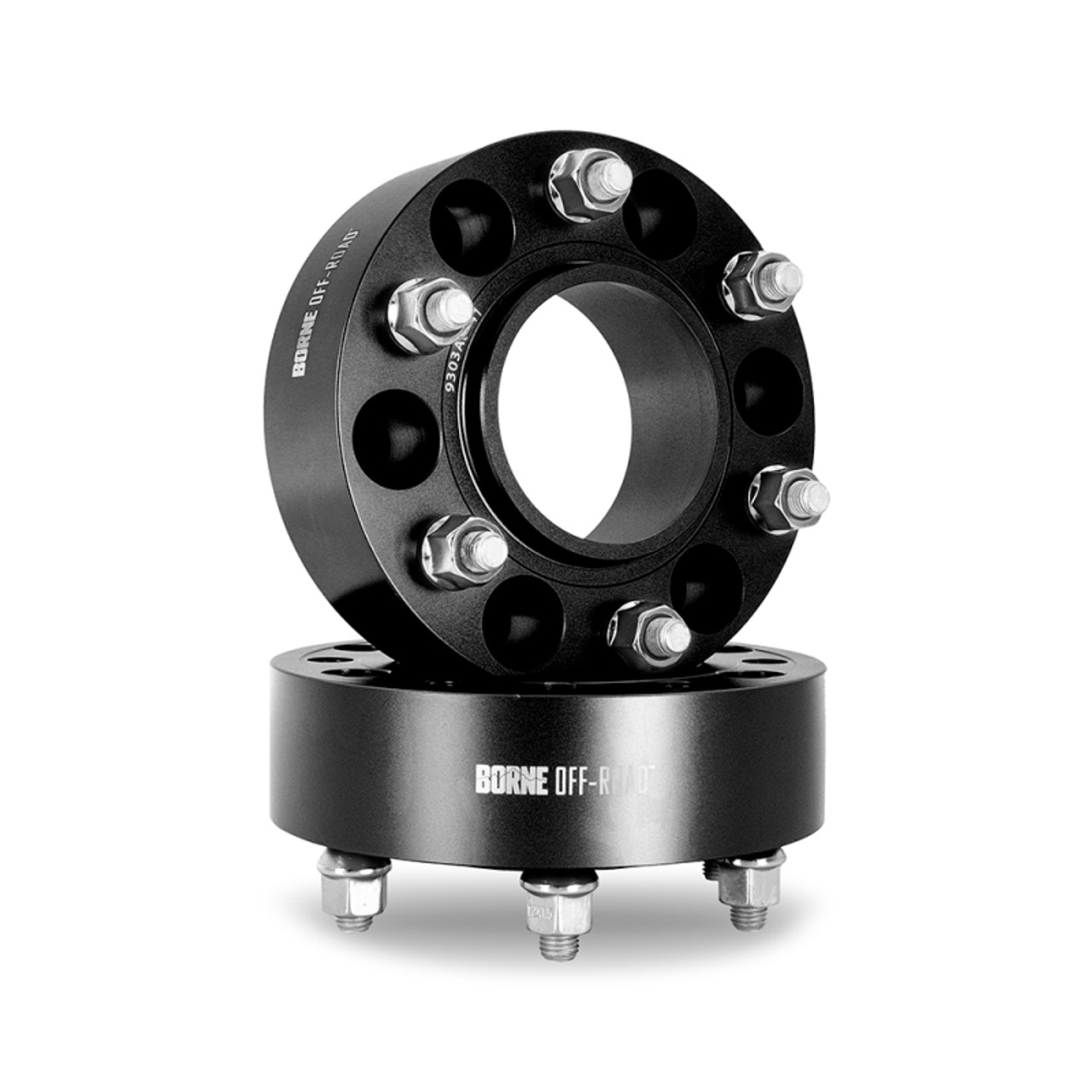 Mishimoto Borne Off Road Wheel Spacers - 6x135 - 87.1 - 38 - M14 - Black - BNWS-007-380BK Photo - Primary