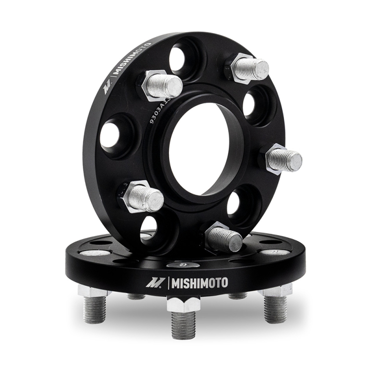 Mishimoto Wheel Spacers - 5x114.3 - 66.1 - 25 - M12 - Black - MMWS-007-250BK Photo - Primary