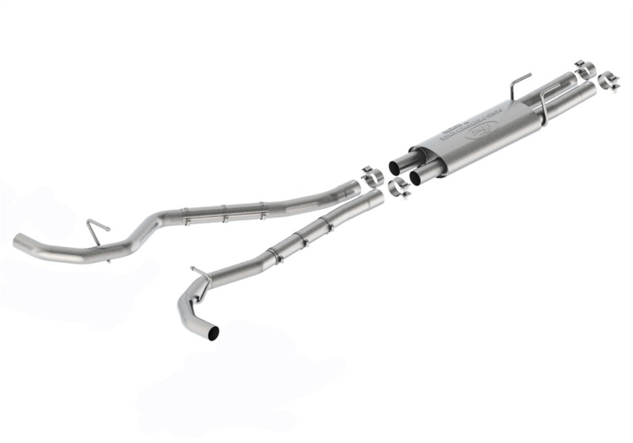 Ford Racing 20-23 Explorer ST Sport Cat-Back Exhaust System Dual Rear Exit w/Chrome Tips - M-5200-ESTC Photo - Unmounted