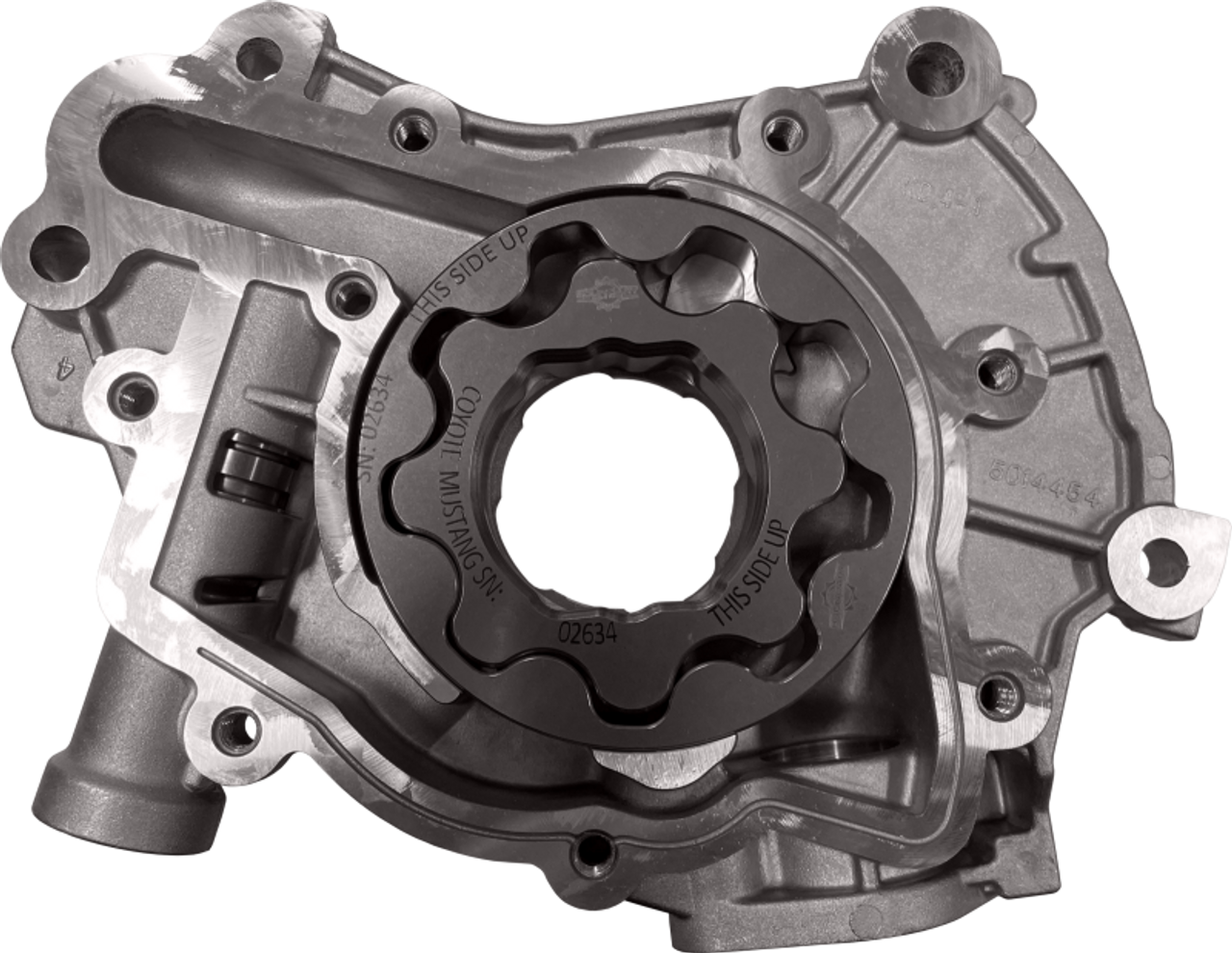 Boundary 2018+ Ford Mustang GT/F150 V8 MartenWear Treated Oil Pump Assembly w/Billet Back Plate - CM-S1-R2-BBP-M User 1