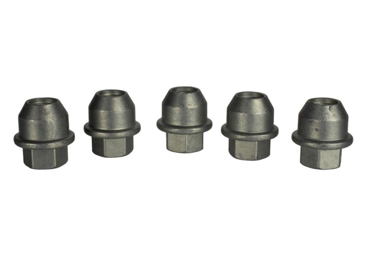 Ford Racing 05-14 Mustang 1/2in -20 Thread Cone Seat Open Lug Nut Kit (5 Lug Nuts) - M-1012-H Photo - Unmounted