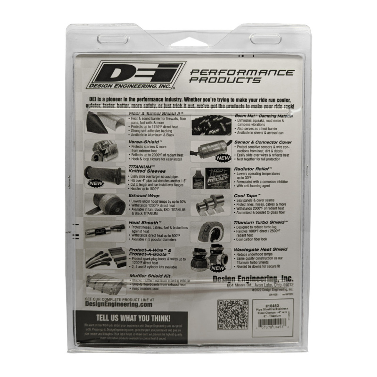 DEI Flex Pipe Shield 4in x 8in - Titanium - 902453 Photo - Unmounted