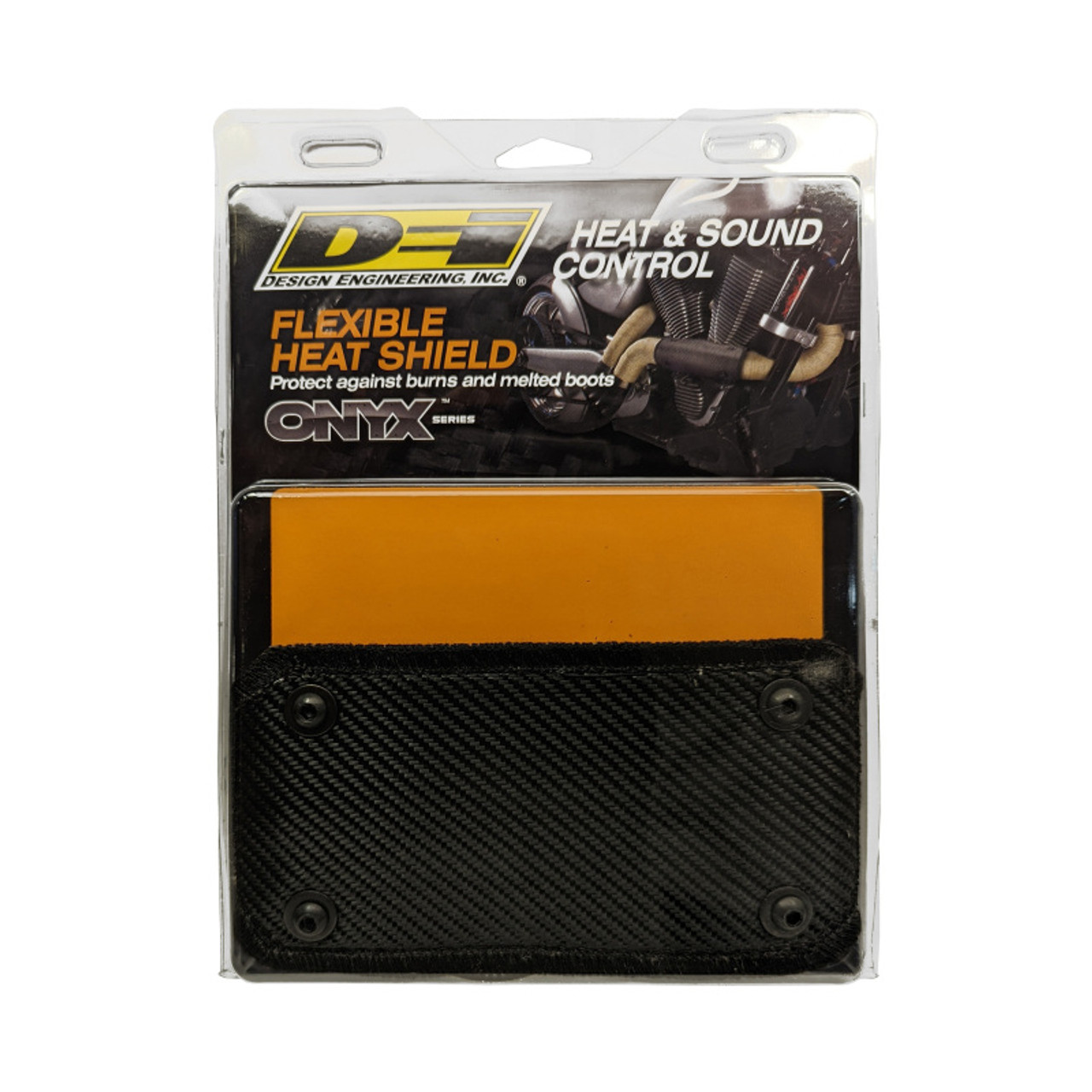 DEI Flex Pipe Shield 4in x 8in - Onyx - 902455 Photo - Unmounted