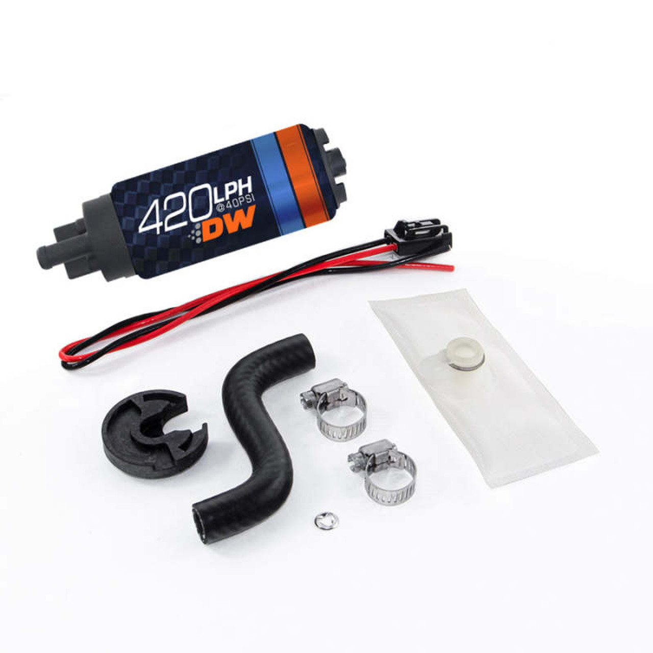 Deatschwerks DW420 Series 420lph In-Tank Fuel Pump w/ Install Kit For 85-97 Ford Mustang - 9-421-1014 Photo - Primary