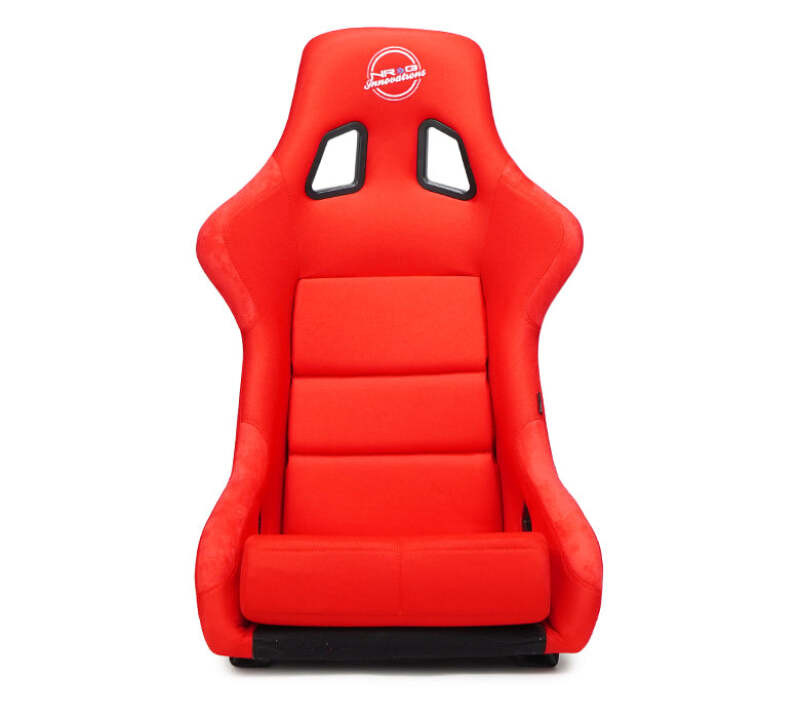 NRG FRP Fiber Glass Bucket Seat (Red) - XLarge - FRP-304RD-NRG Photo - Close Up