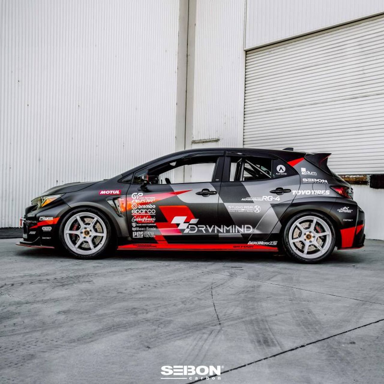 Seibon 2023+ Toyota GR Corolla MB-Style Carbon Fiber Side Skirts - SS23TYGRCOR-MB User 1