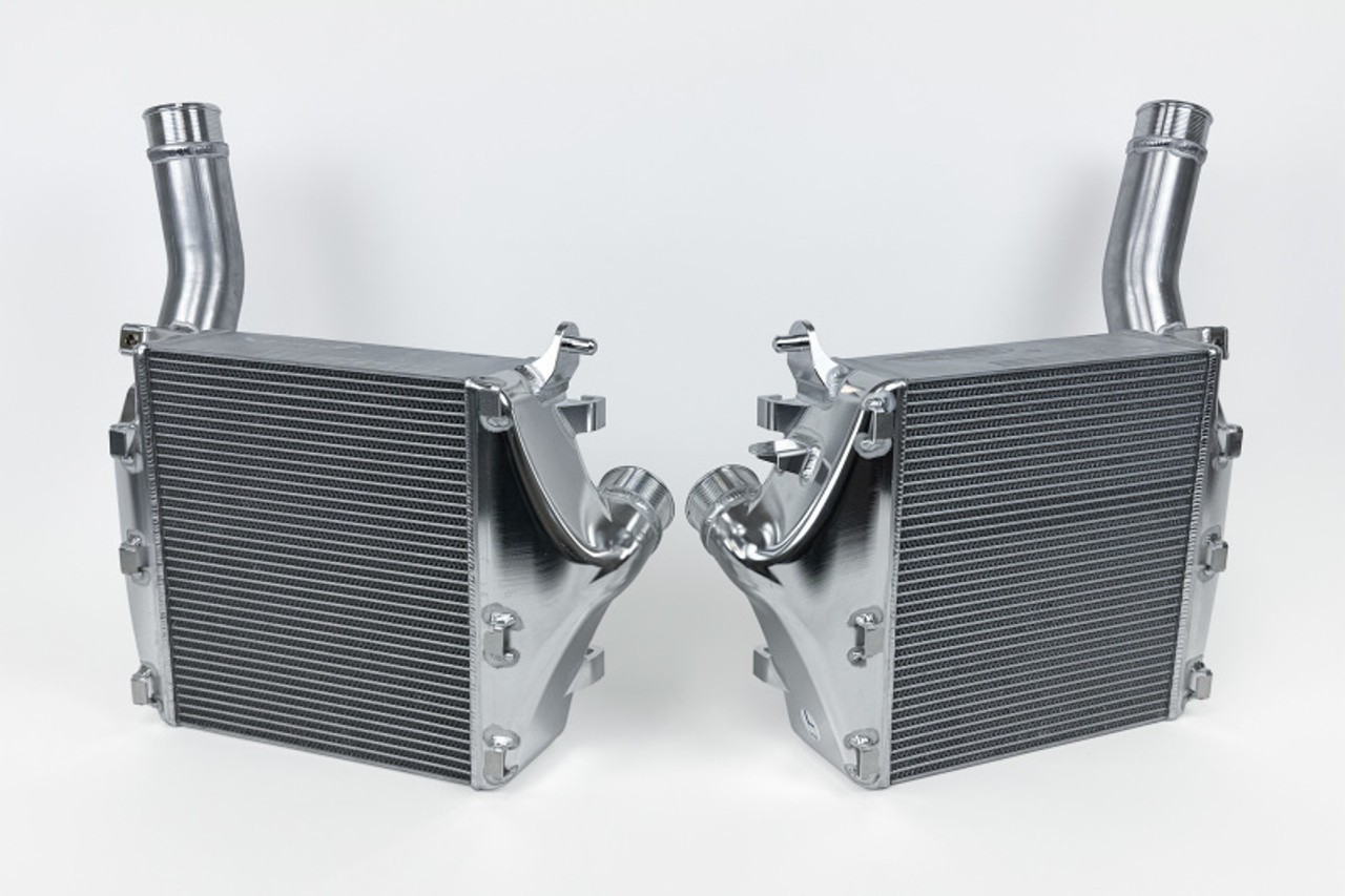 CSF 2020+ Audi SQ7 / SQ8 High Performance Intercooler System - Raw Aluminum - 8280 Photo - Unmounted