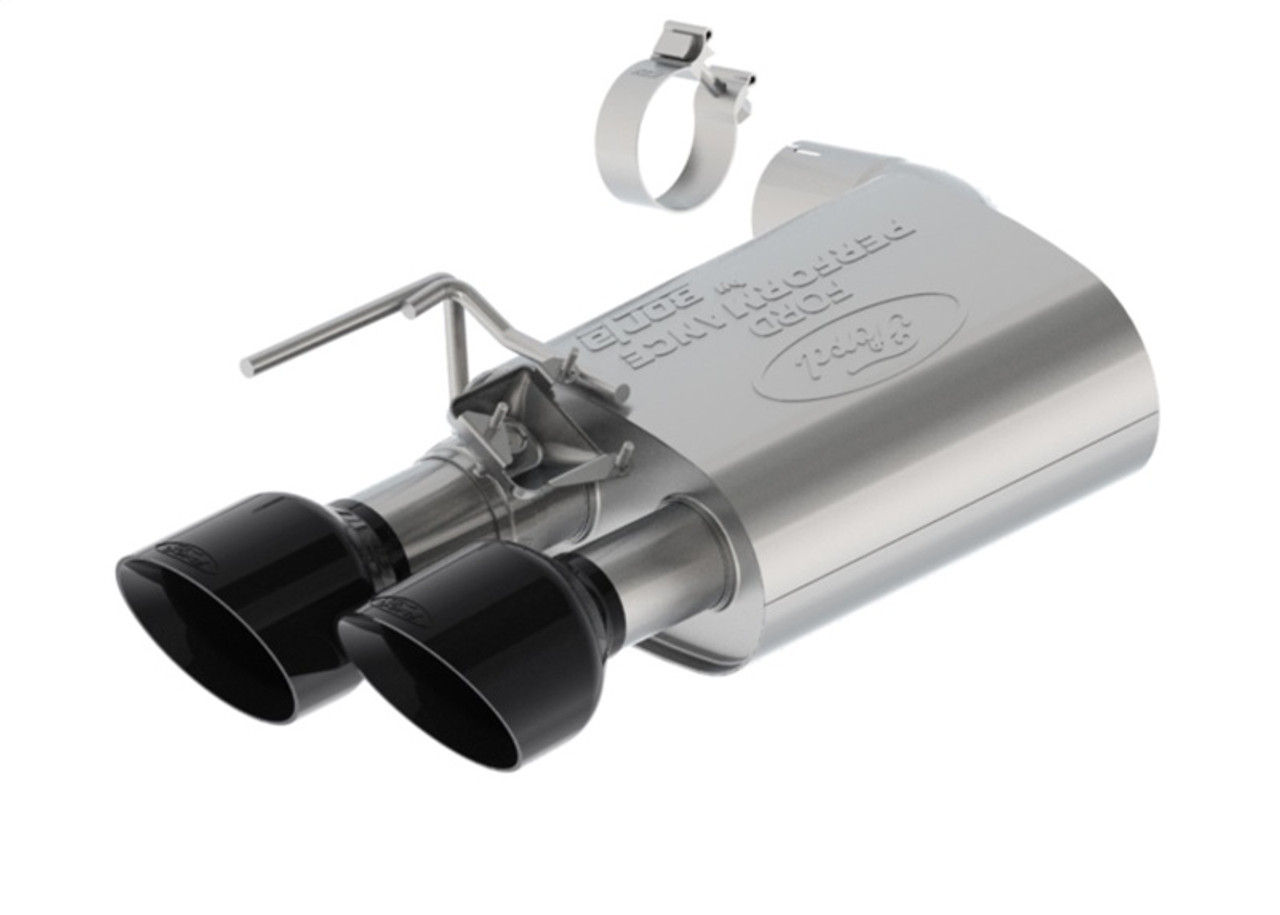 Ford Racing 2024 Mustang Dark Horse 5.0L Cat-Back Sport Active Exhaust - Black Tip - M-5200-DHS Photo - Unmounted