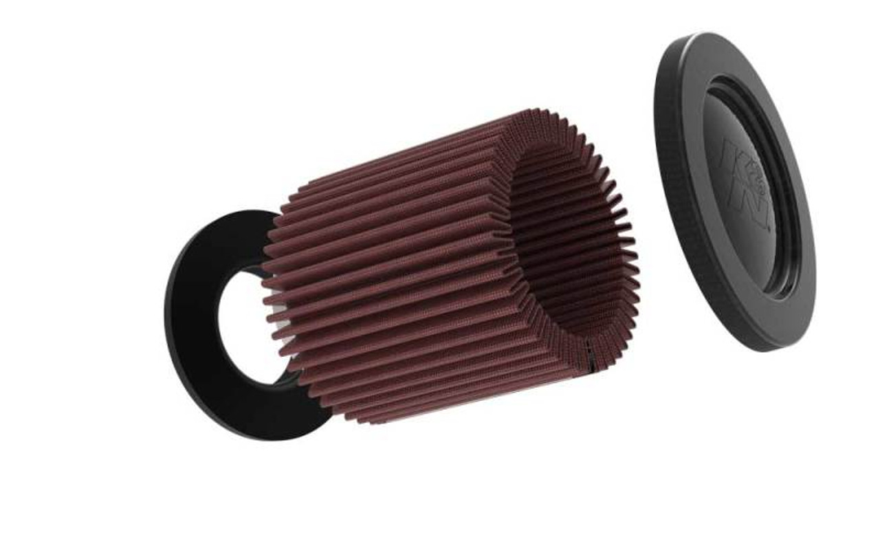 K&N Round Tapered Universal Air Filter 2.75in Flange 5.063in Base 4.5in Top 5in Height - RP-3221 Photo - out of package