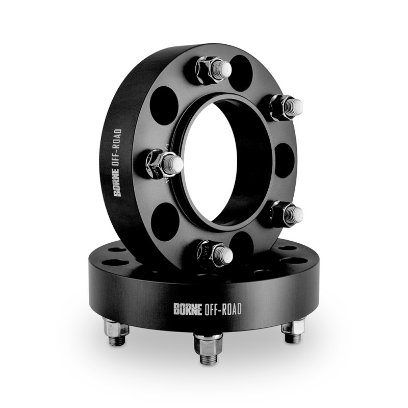 Mishimoto Borne Off-Road Wheel Spacers 5x150 110.1 32 M14 Black - BNWS-010-320BK Photo - Primary
