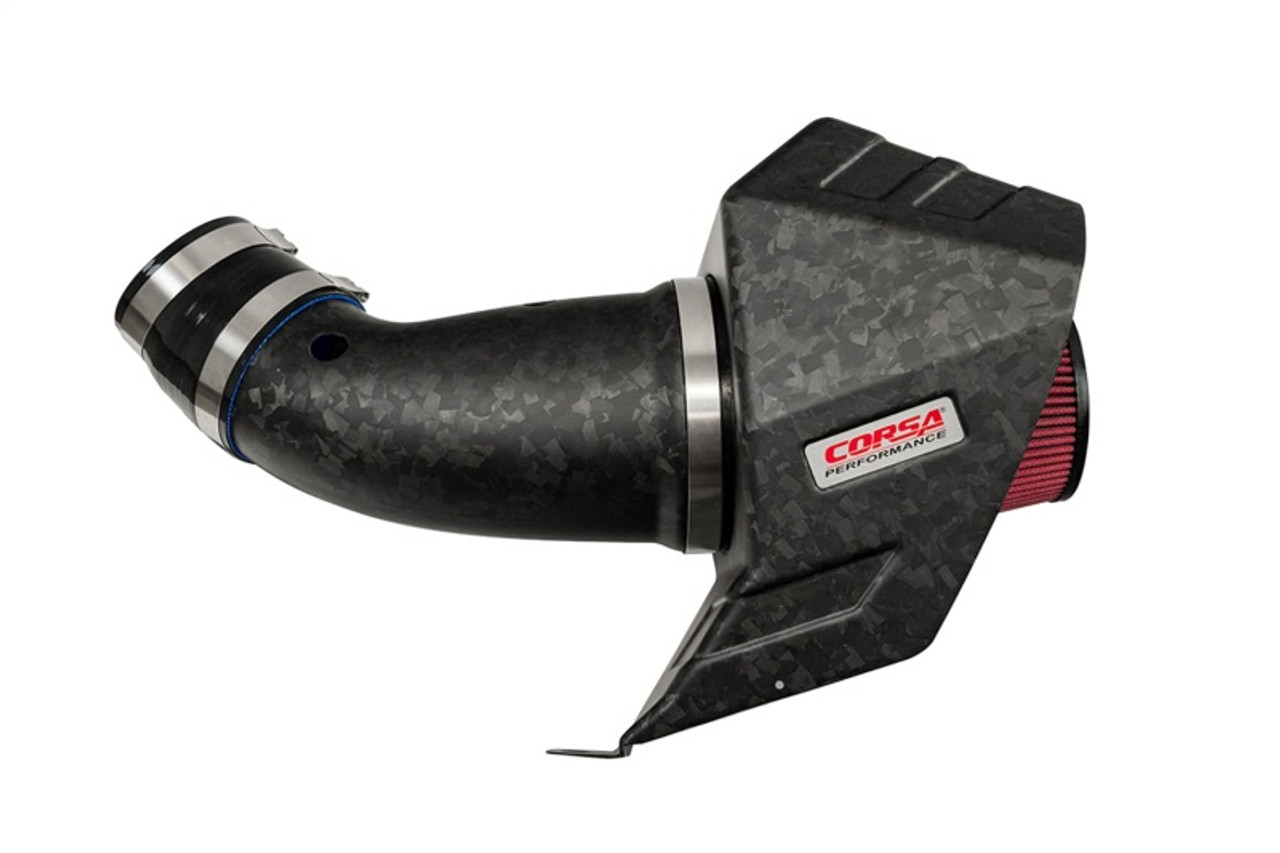 Corsa 2020-2025 Dodge Durango SRT Hellcat Carbon Fiber Air Intake w/ DryTech Forged CF - Black - 44011D-MF Photo - Primary