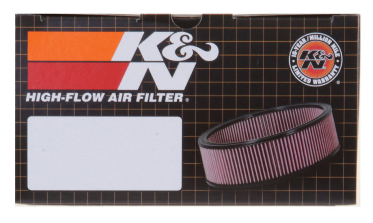 K&N Universal Round Air Filter 6-3/8in OD 5in ID 2-1/2in Height - E-3260 Photo - in package