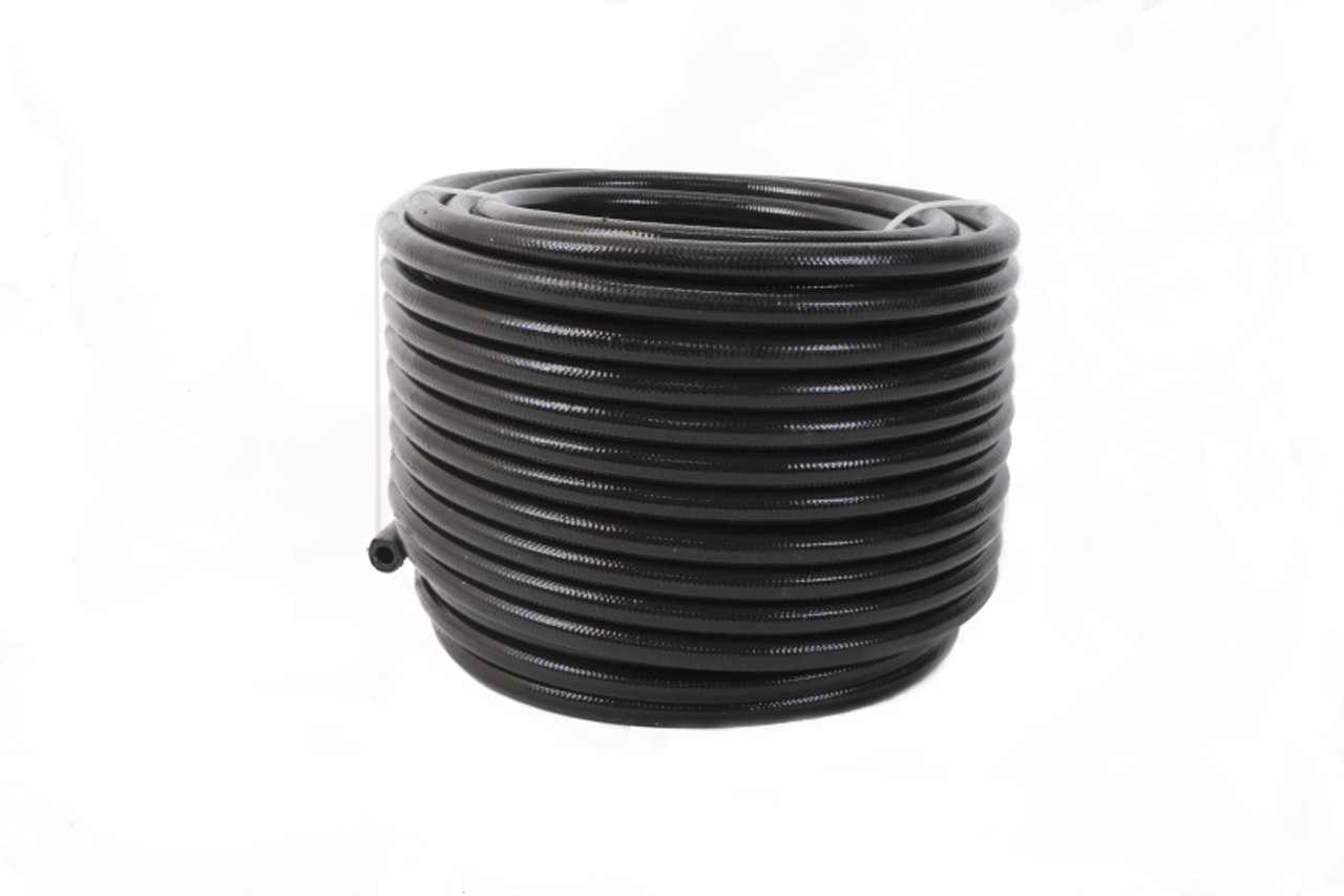 Aeromotive PTFE SS Braided Fuel Hose - Black Jacketed - AN-08 x 20ft - 15337 Photo - Primary