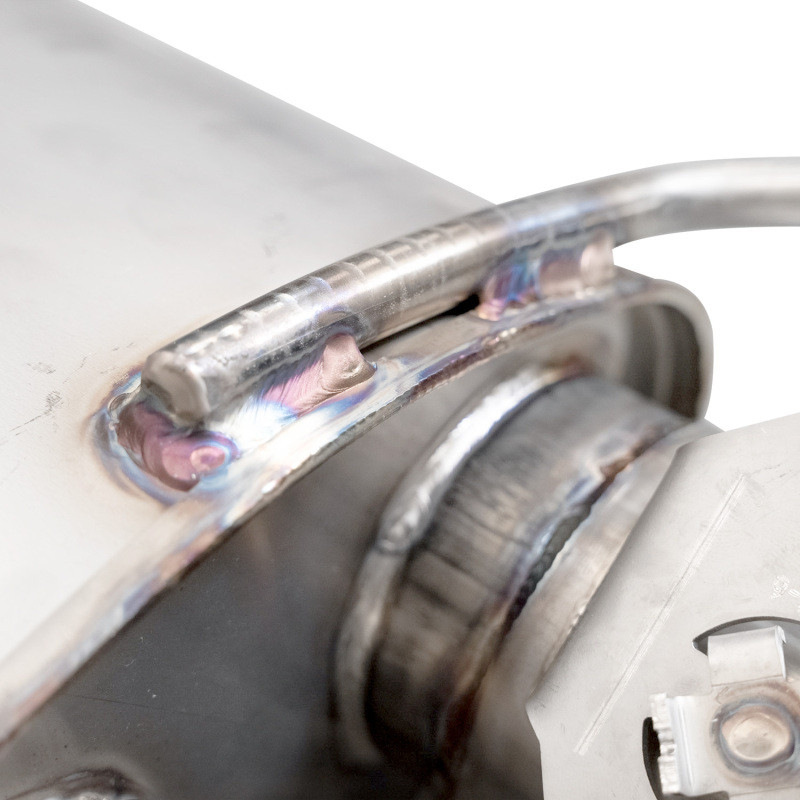 Stainless Works 2024 Mustang GT Catback Quad Tips Legend Sound H-Pipe Performance Connect Exhaust - M24QUADHPCL Photo - out of package