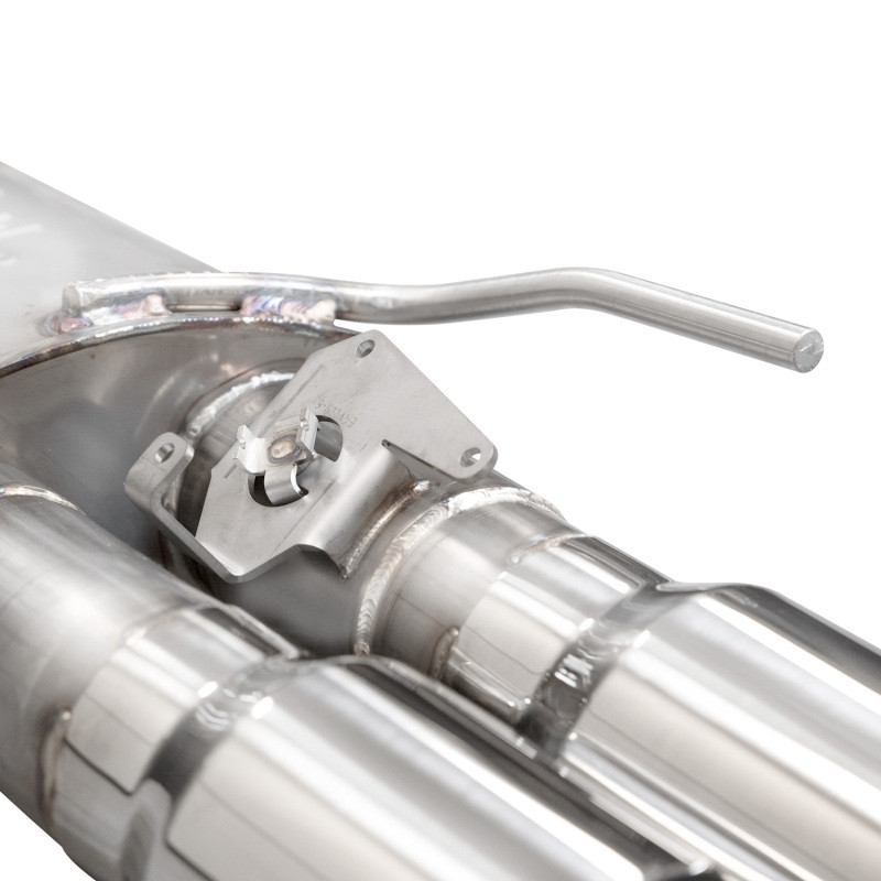 Stainless Works 2024 Mustang GT Catback Quad Tips Legend Sound X-Pipe Factory Connect Exhaust - M24QUADXFCL Photo - out of package