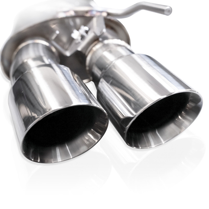 Stainless Works 2024 Mustang GT Catback Quad Tips Legend Sound X-Pipe Performance Connect Exhaust - M24QUADXPCL Photo - out of package