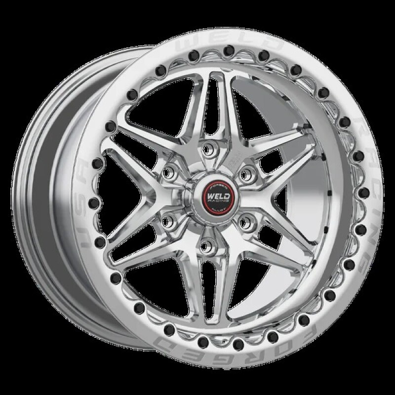 Weld S81 17x11 / 5x4.75 BP / 7.7in BS / +43mm Offset Polished Wheel - SBL - 81HP7110B77G Photo - Primary