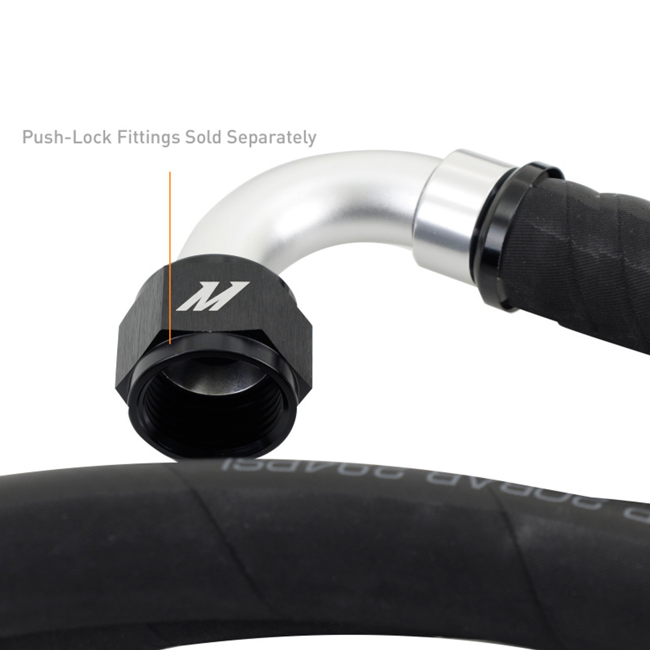 Mishimoto Push Lock Hose, Black, -12AN, 240in Length - MMHOSE-PL-12-240 User 1