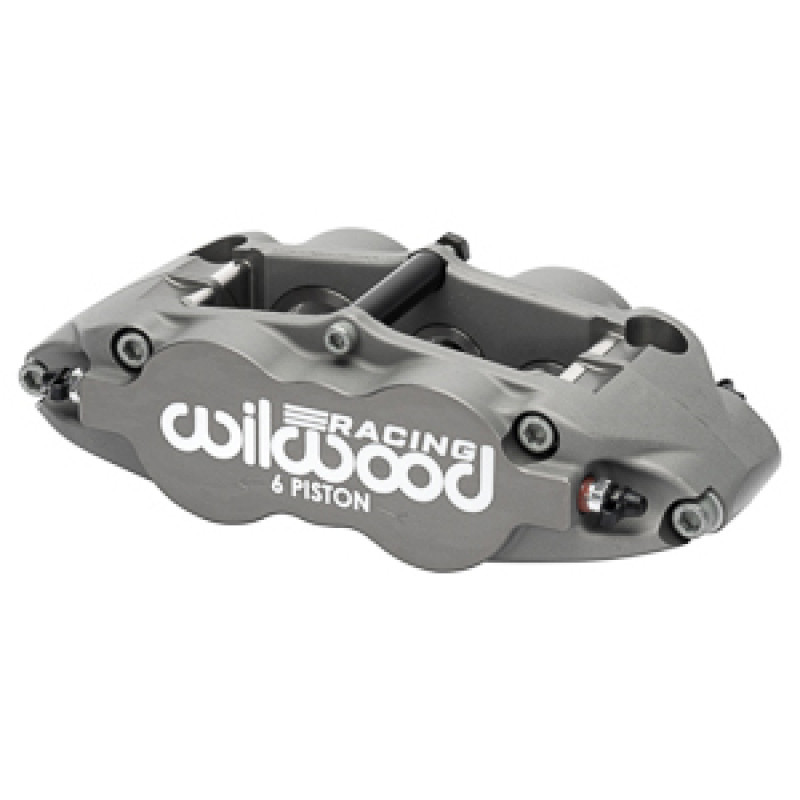 Wilwood Caliper Forged Narrow Superlite 6R L/H 1.62in/1.12in/1.12in Pistons .38in Rotor - Anodized - 120-17508 Photo - Primary