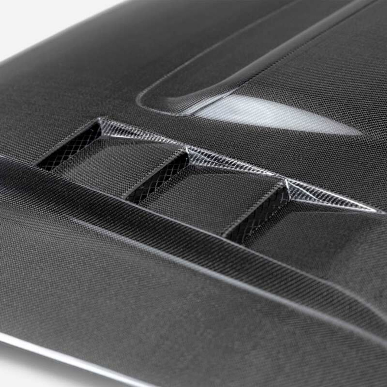 Seibon 12-15 Toyota Tacoma TS-Style Carbon Fiber Hood - HD12TYTA-TS User 1