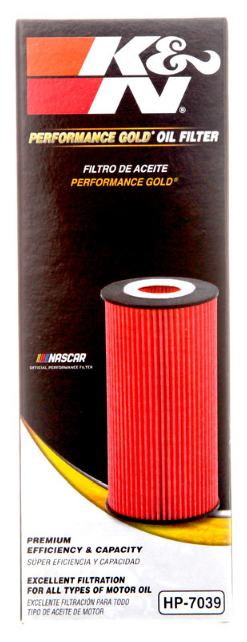 K&N Automotive Oil Filter - 14-17 Mini Cooper 1.5L L3 Gas - HP-7039 Photo - in package