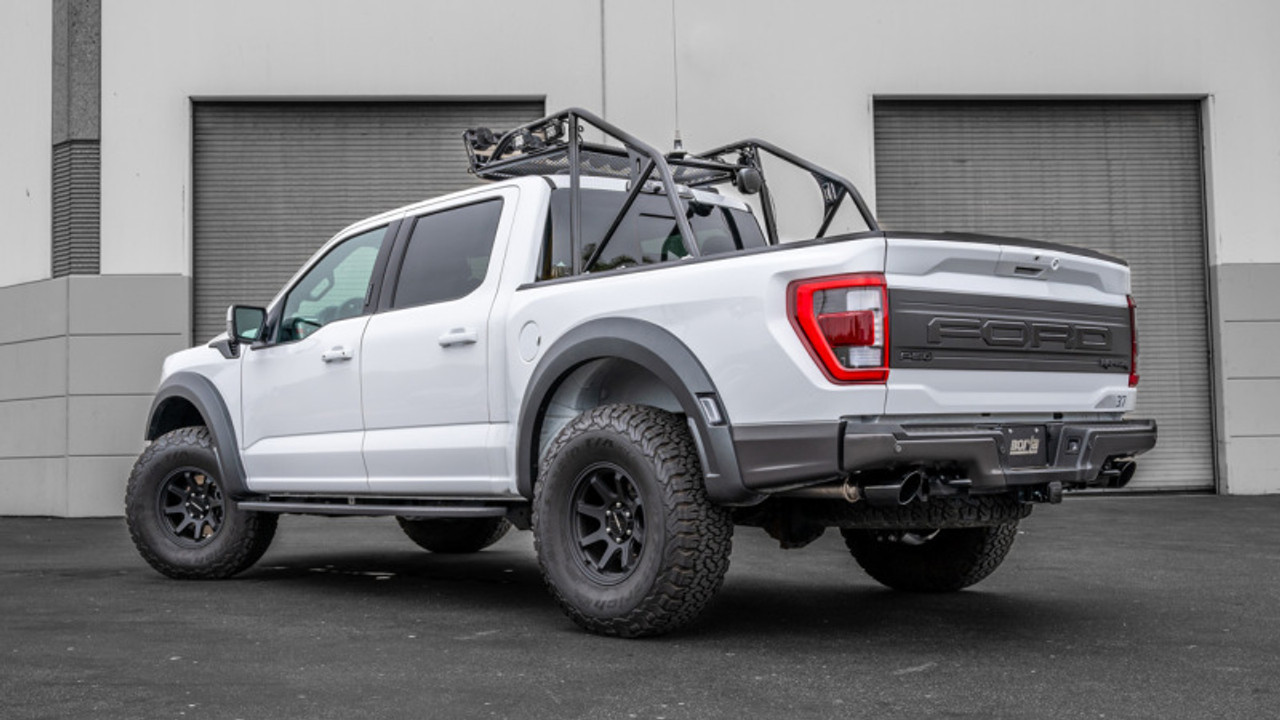 Borla 21-23 Ford Raptor 3in Atak Mid Section Connection Pipe - 60728 Photo - lifestyle view