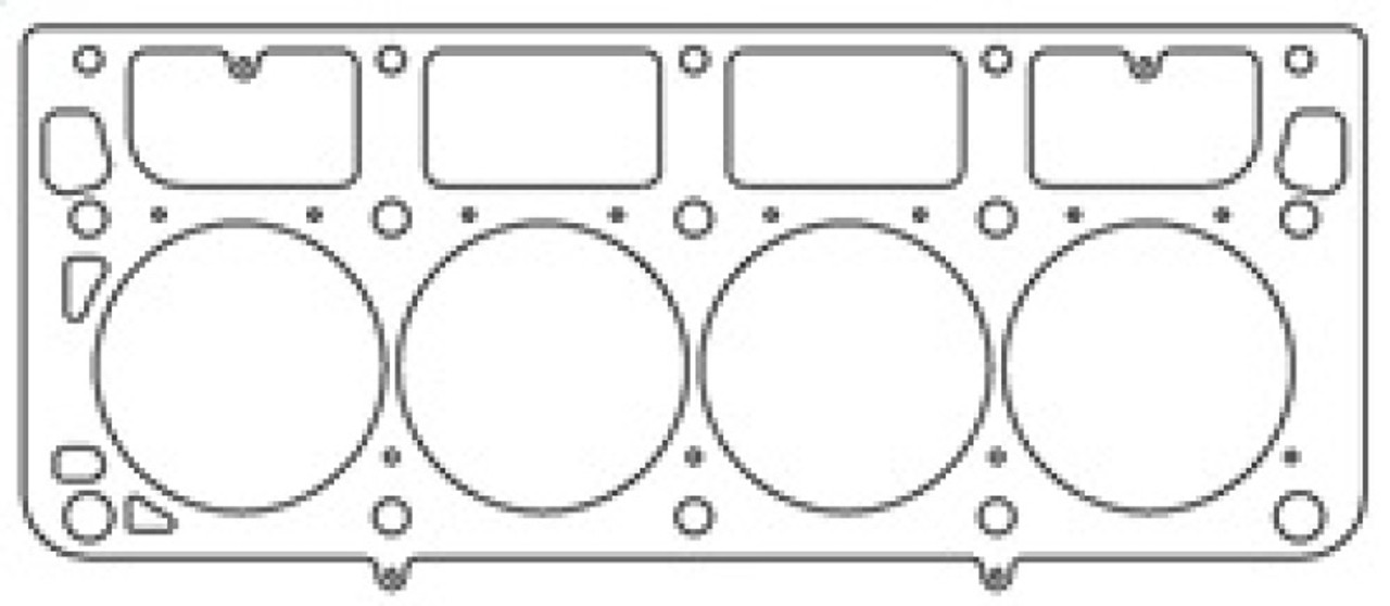 Cometic GM LS1 SB 4.130 inch Bore .080 inch MLS-5 Headgasket - C5317-080 Photo - Unmounted