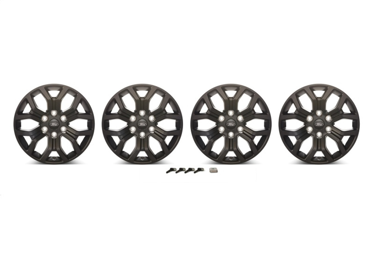 Ford Racing 2021+ F-150 18in Matte Black Wheel Kit - M-1007K-1875MB Photo - Unmounted