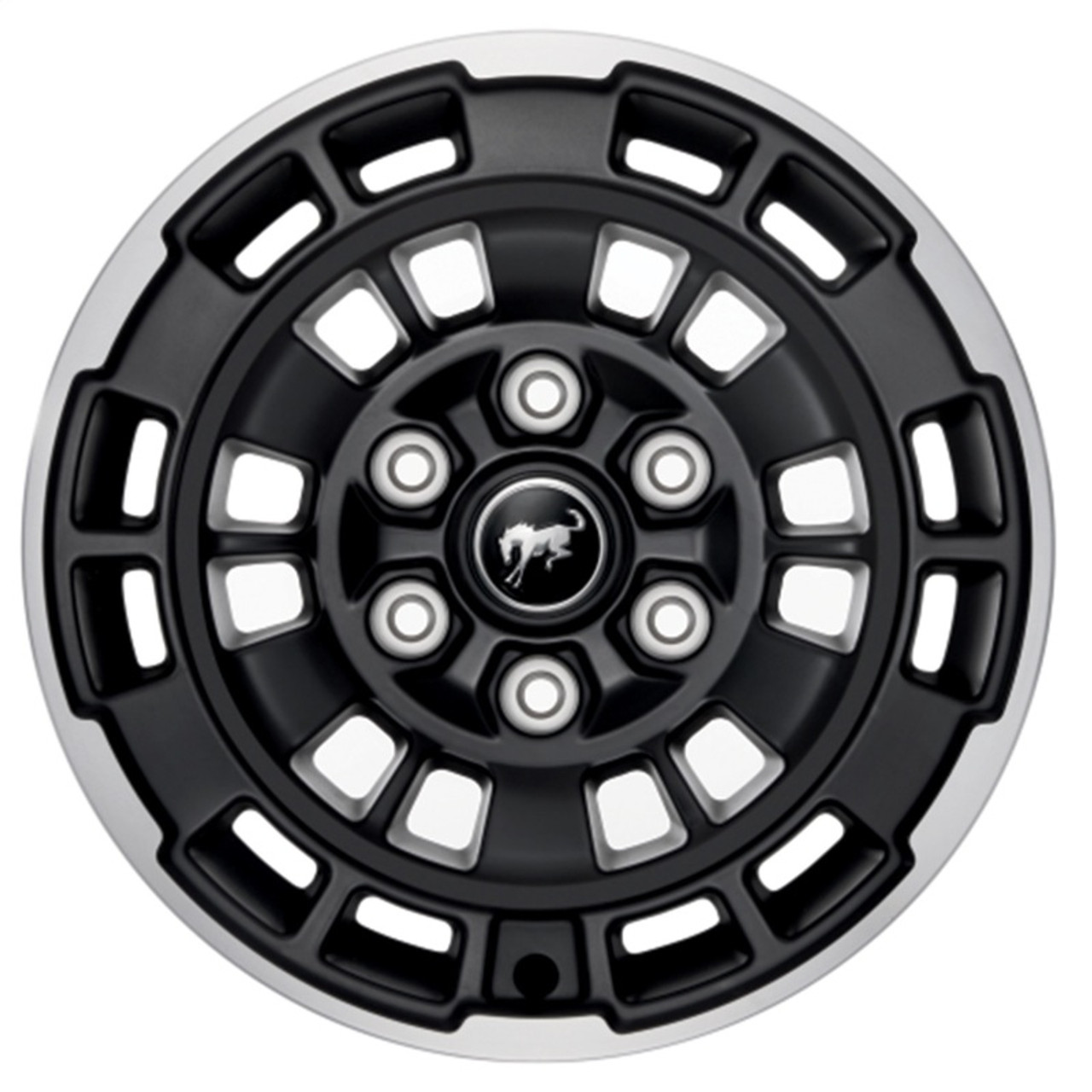 Ford Racing 21-24 Bronco 17in x 8.5in Machined Face Wheel Kit - M-1007K-P1785MBM Photo - Unmounted