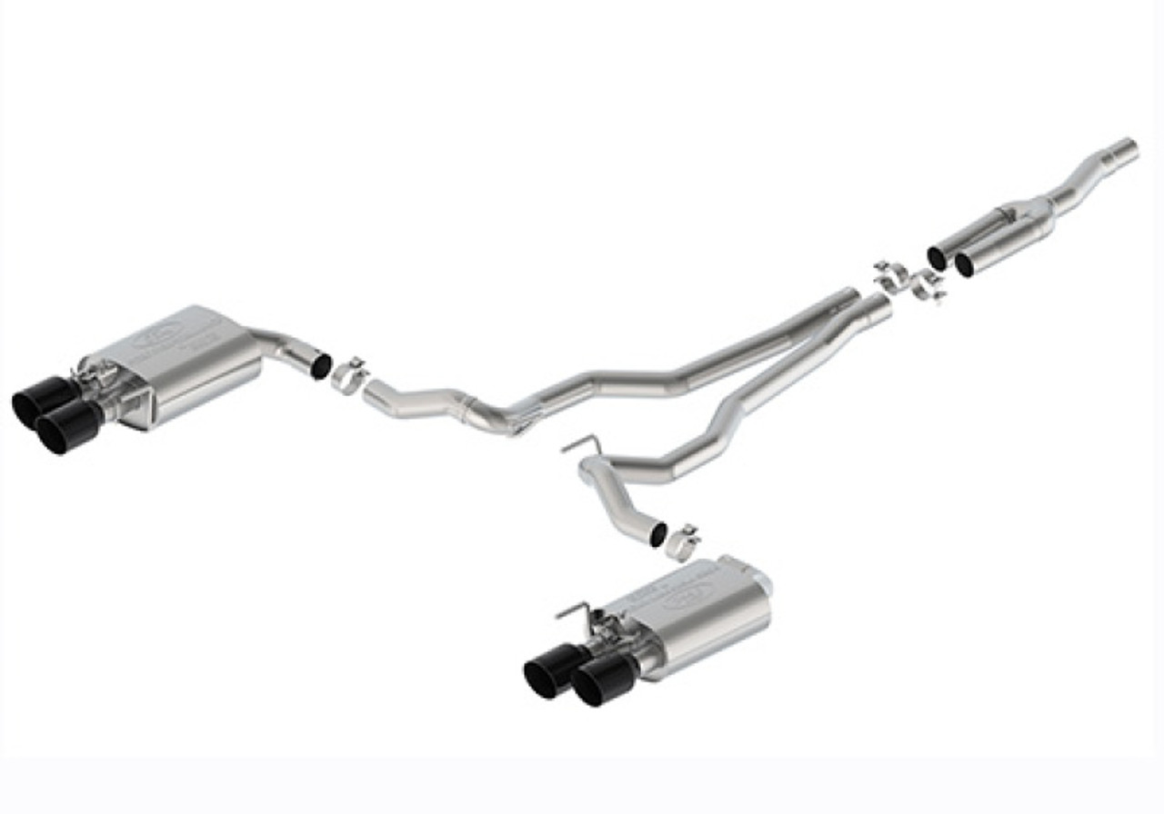 Ford Racing 2024 Mustang 2.3L Sport Active Cat-Back Exhaust - Black Tip - M-5200-M2SB User 1