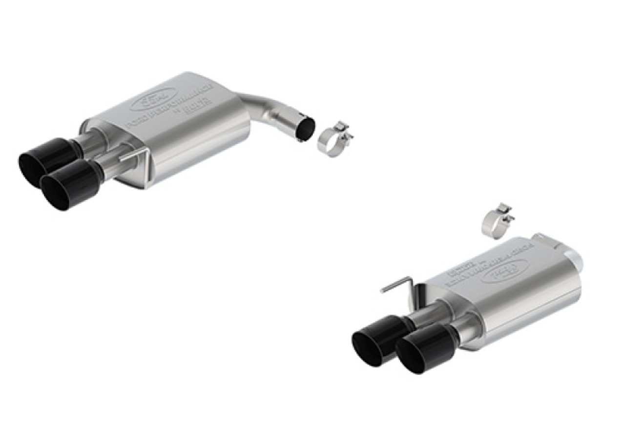 Ford Racing 2024 Mustang 2.3L Extreme Non-Active Axle-Back w/GT Valance - Black Tip - M-5230-M2EBV User 1