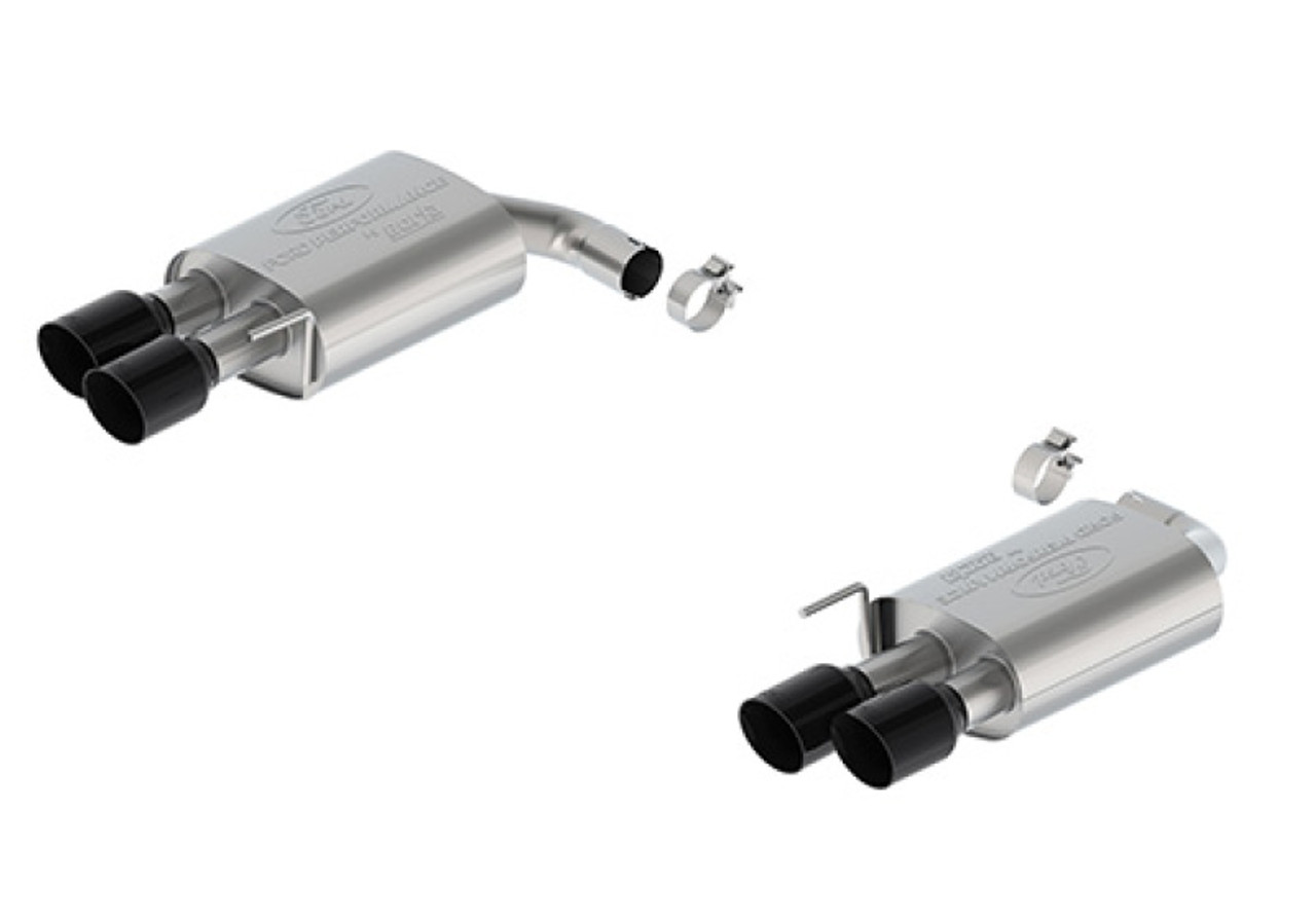 Ford Racing 2024 Mustang 2.3L Touring Non-Active Axle-Back w/GT Valance - Black Tip - M-5230-M2TBV User 1