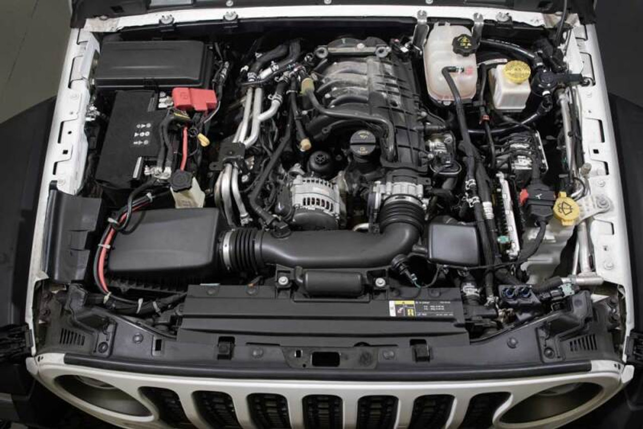 K&N 18-23 Jeep Wrangler (JL) 3.6L Oil Catch Can - 81-0816 Photo - Mounted